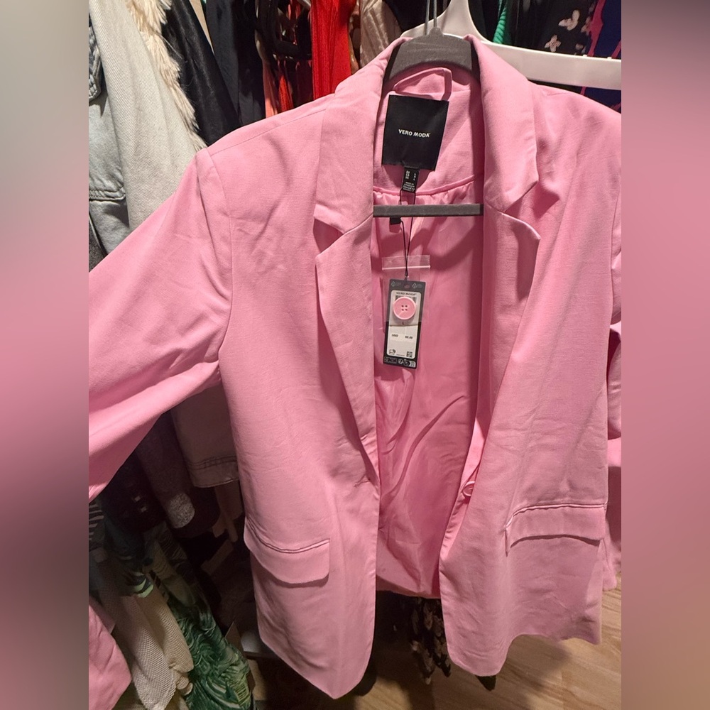 Vero Moda Vibrant Pink Blazer